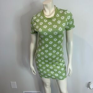 Cute Ardene Sage Floral Mini Dress❤️S